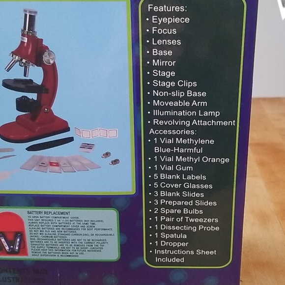 Brand New Microscope set with Light! - Picture 4 of 6